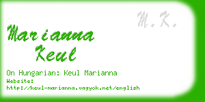 marianna keul business card